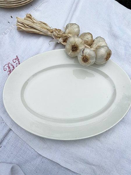 Antique French Ironstone Platter #PW4