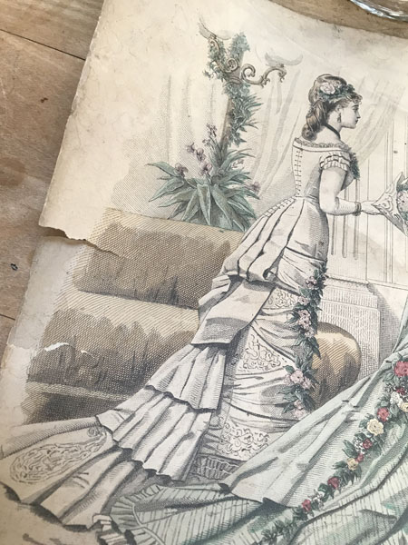 Vintage French Paper Print #ladiesformation 1