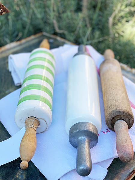 Rolling Pin #ceramicgreenstripe