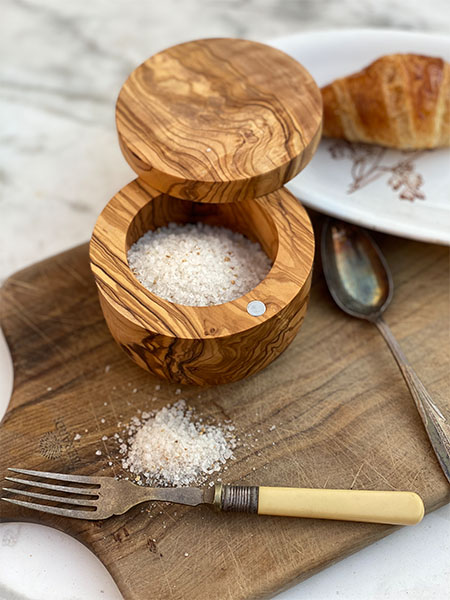 French Salt Cellar #olivewood