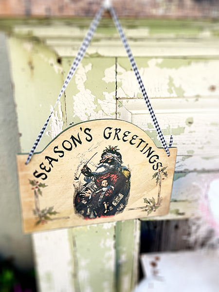 Season's Greetings Sign