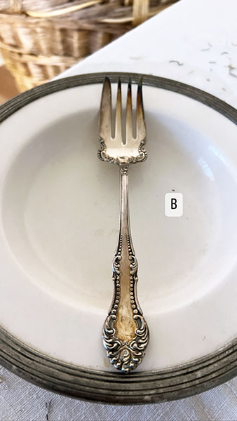 Silver Serving Forks #7 2