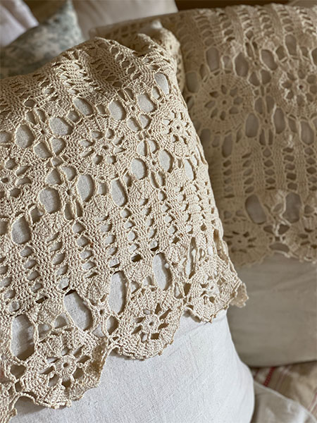 Antique European Sham #crochet L 1
