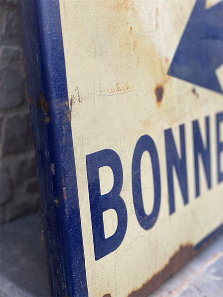 Antique French Sign City Directional #bonnetable 1