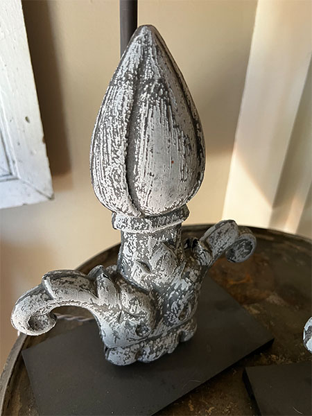 St Ouen Antique Fleur Lamp #PAIR 4
