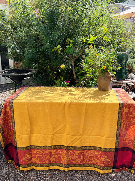 Tablecloth - Provence Yellow 58 x 58 2
