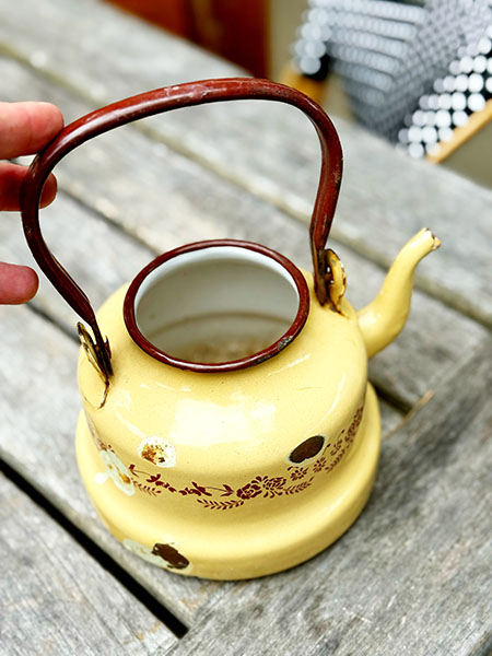 Vintage French Teapot #yb 1