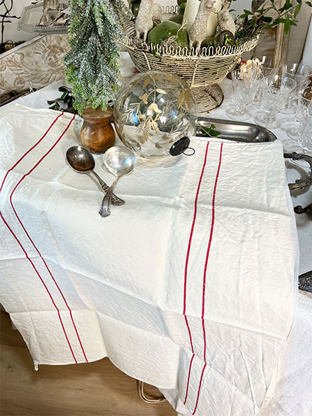 Antique French Linen Torchon #candycande