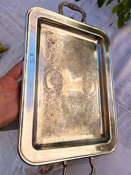 Silver Tray #9RecSOLD 1