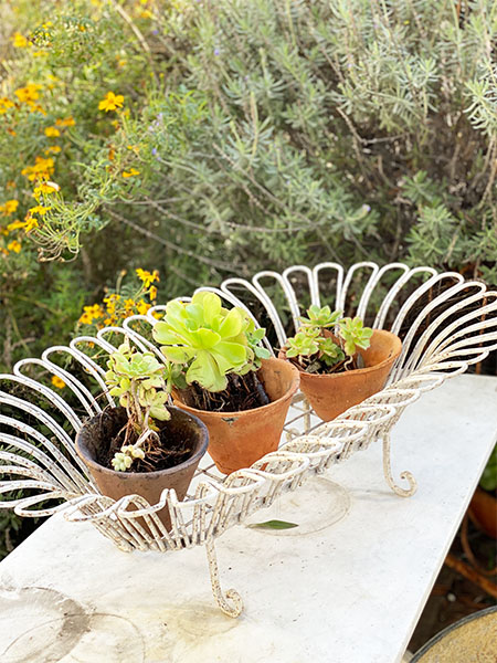 Garden Wire Basket #white 1