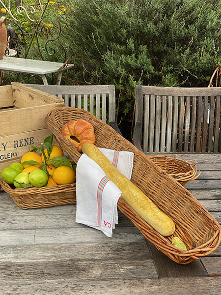 Antique Bread Boulangerie Basket  (Deep 4in)