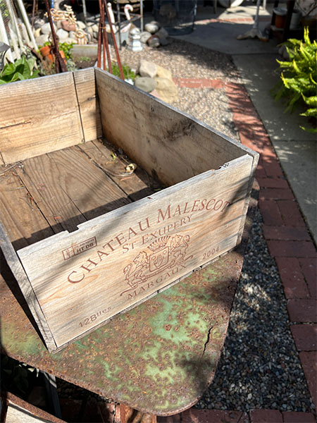 Upcycled Wine Crate #fleur19 1