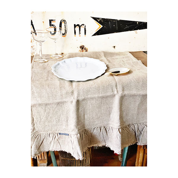 French Linen Runner #WinterLinen 2